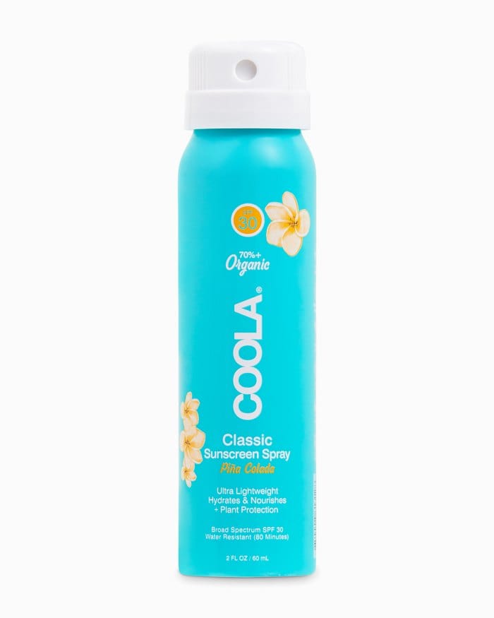 Eiluj Beauty 2 FL OZ Classic Body Organic Sunscreen Spray SPF 30 - Piña Colada