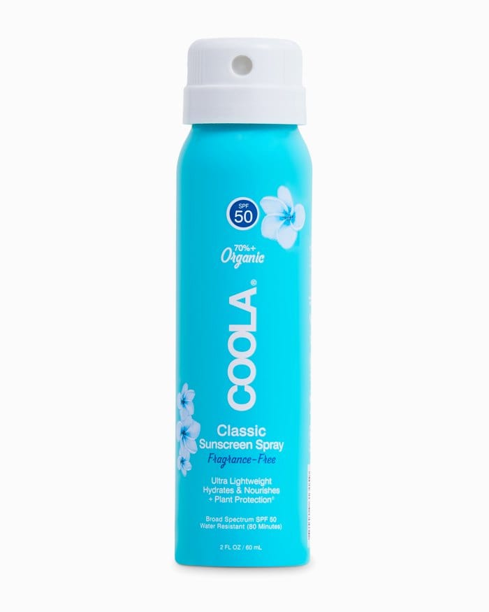 Eiluj Beauty 2 FL OZ Classic Body Organic Sunscreen Spray SPF 50 - Fragrance Free