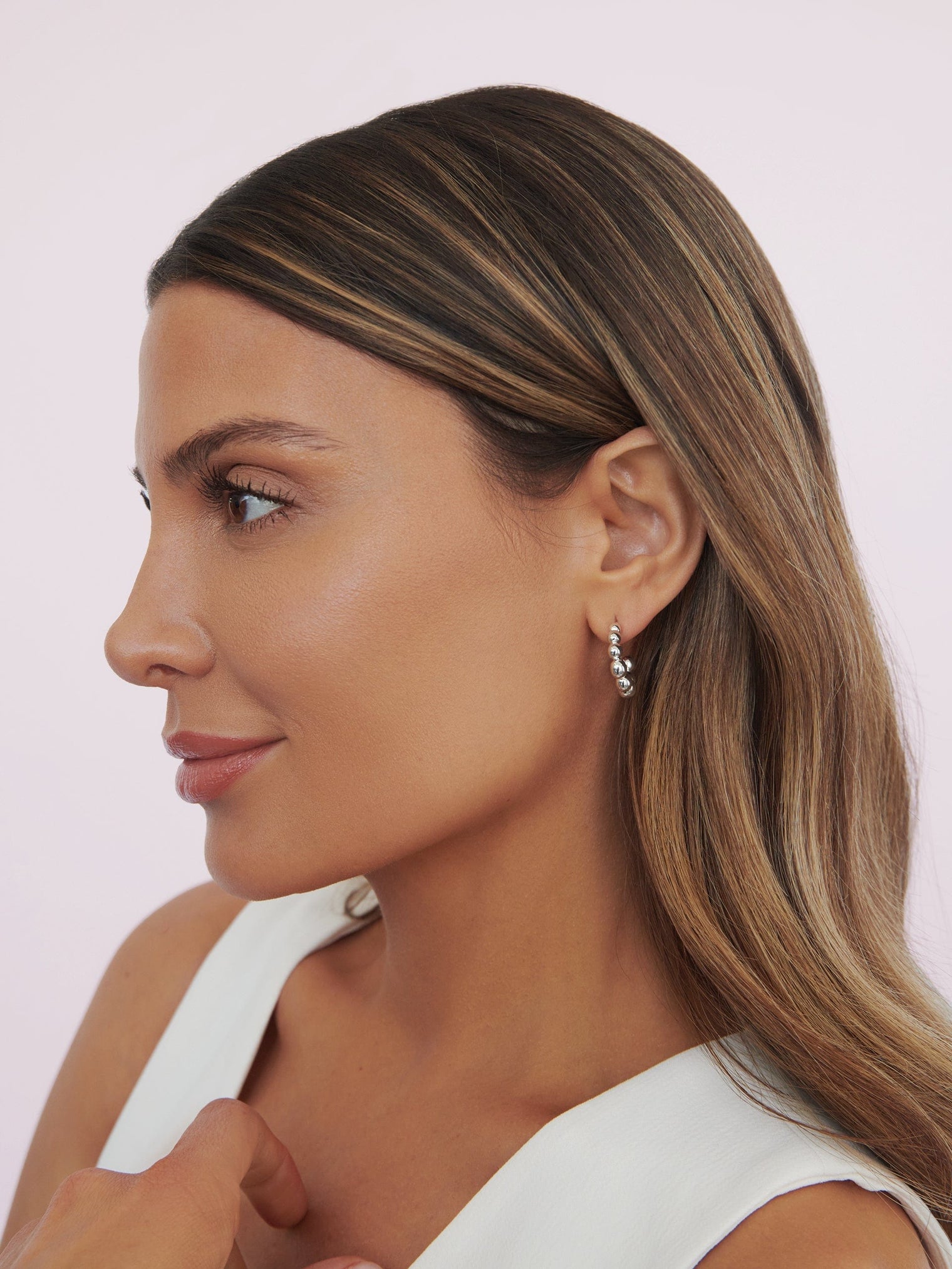 Ettika Earrings Bubble Huggie Hoops