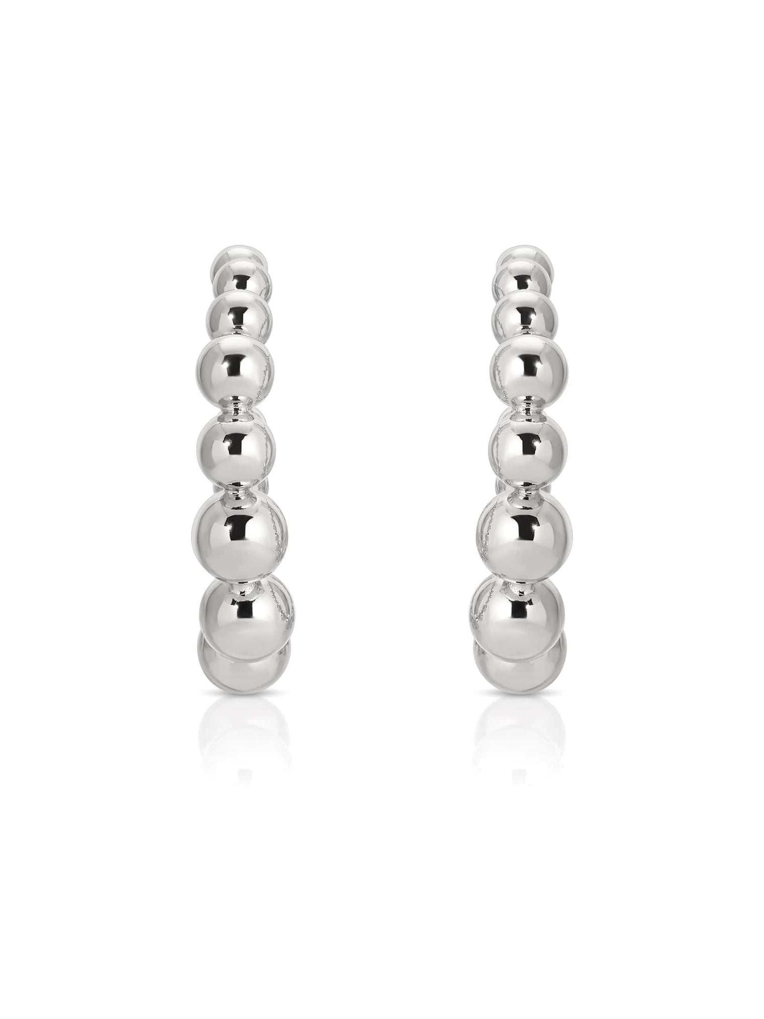 Ettika Earrings Bubble Ball Hoops