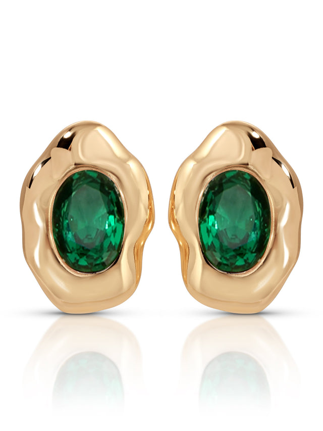 Molten Glow Crystal Studs