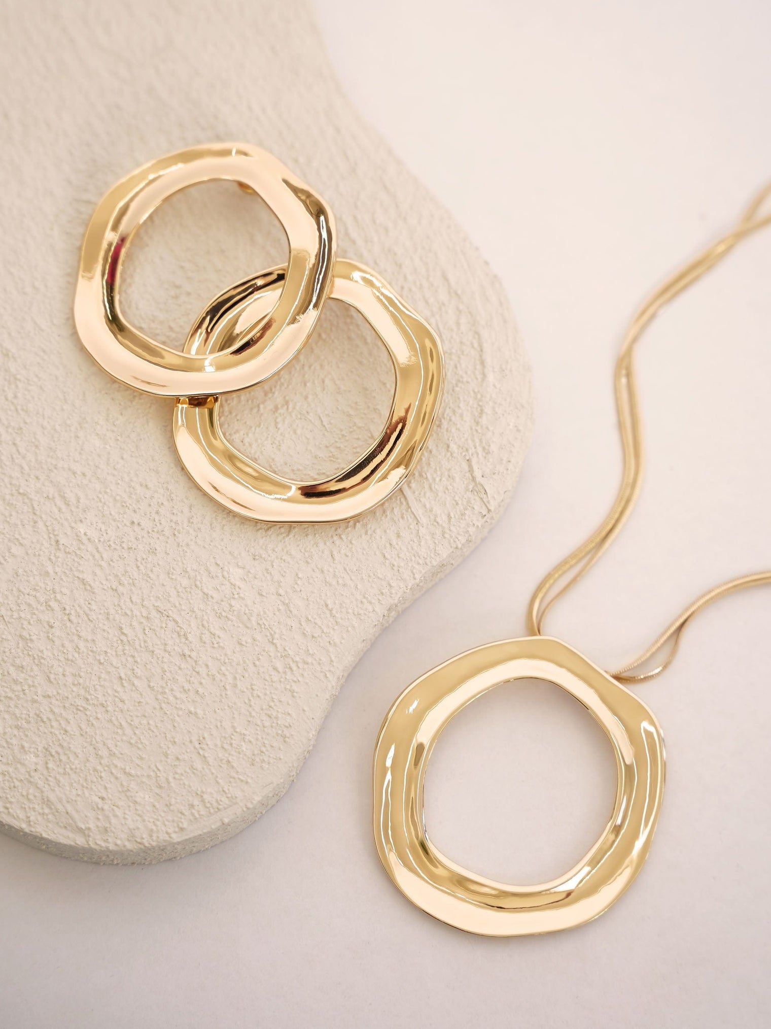 Ettika Earrings Open Circle Earrings