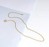 Eiluj Beauty Customizable 18K Gold Dainty Necklace With Charms