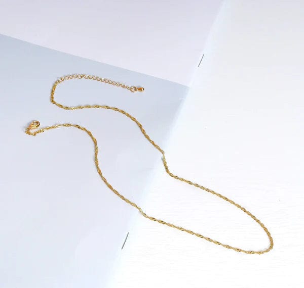 Eiluj Beauty Customizable 18K Gold Dainty Necklace With Charms