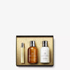 Molton Brown Bath & Body Gift Set Light Brown Box Re-Charge Black Pepper Travel Collection