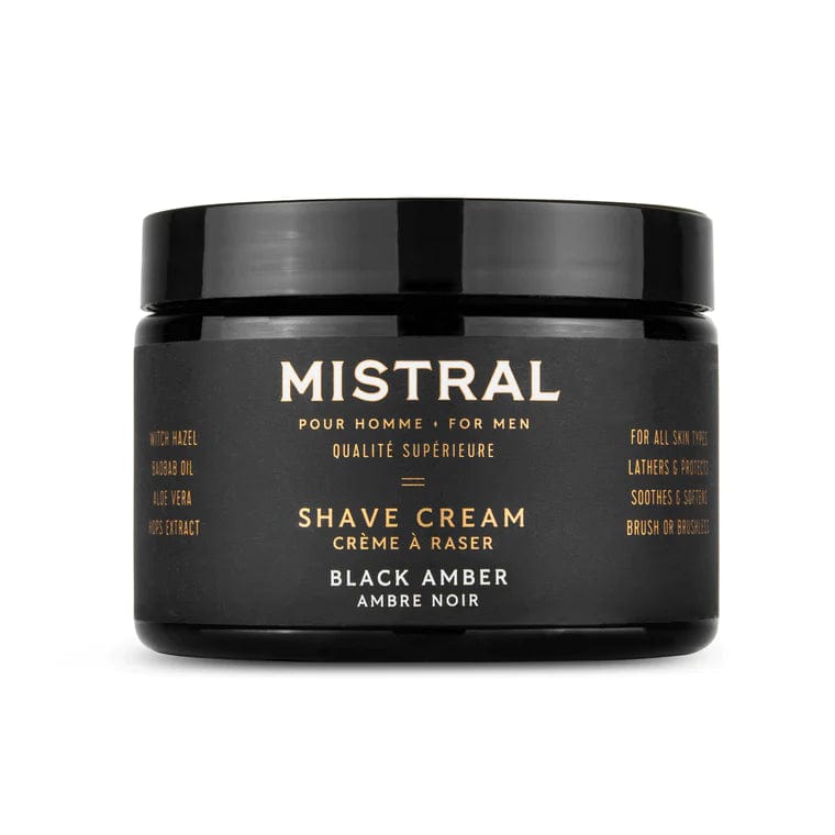 Mistral shave cream Black Amber Shave Cream