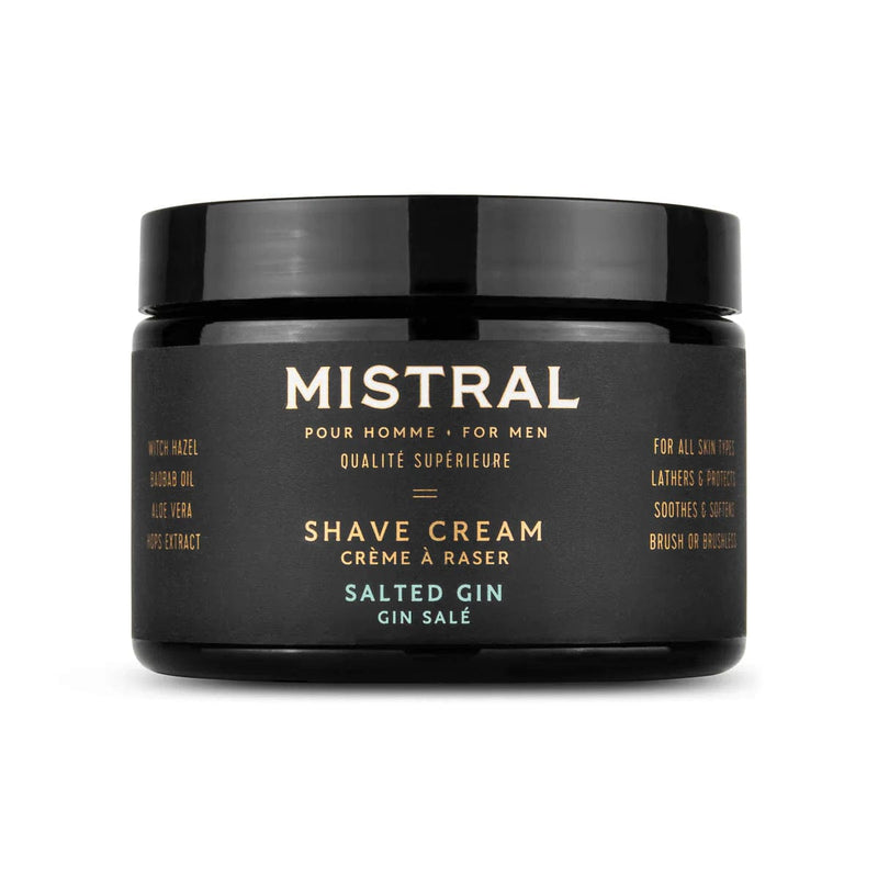 Mistral shave cream Salted Gin Shave Cream