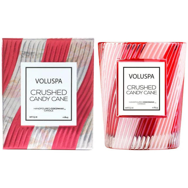 Voluspa Candle Limited Edition Crushed Candy Cane Classic Candle