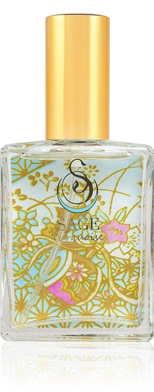 the SAGE lifestyle Perfume Turquoise Organic 2oz Perfume Eau de Toilette by Sage