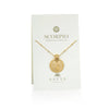Satya Jewelry Necklace Mandala Zodiac Gold Necklace