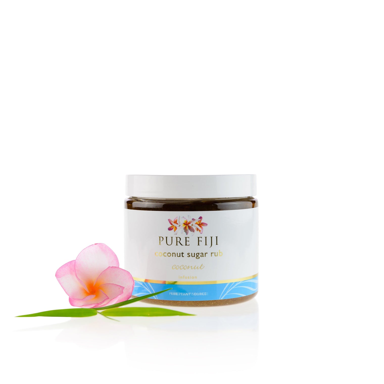 Pure Fiji Sugar Scrub Coconut Mini Coconut Sugar Scrub 2 oz