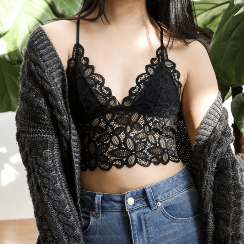 Lace Racerback Bralet by Accessorize