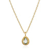 Satya Jewelry Necklace Aquamarine Gemstone Gold Necklace