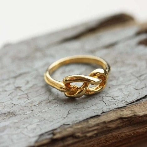 Diament Jewelry Ring 6 Sailor Knot Ring - Gold