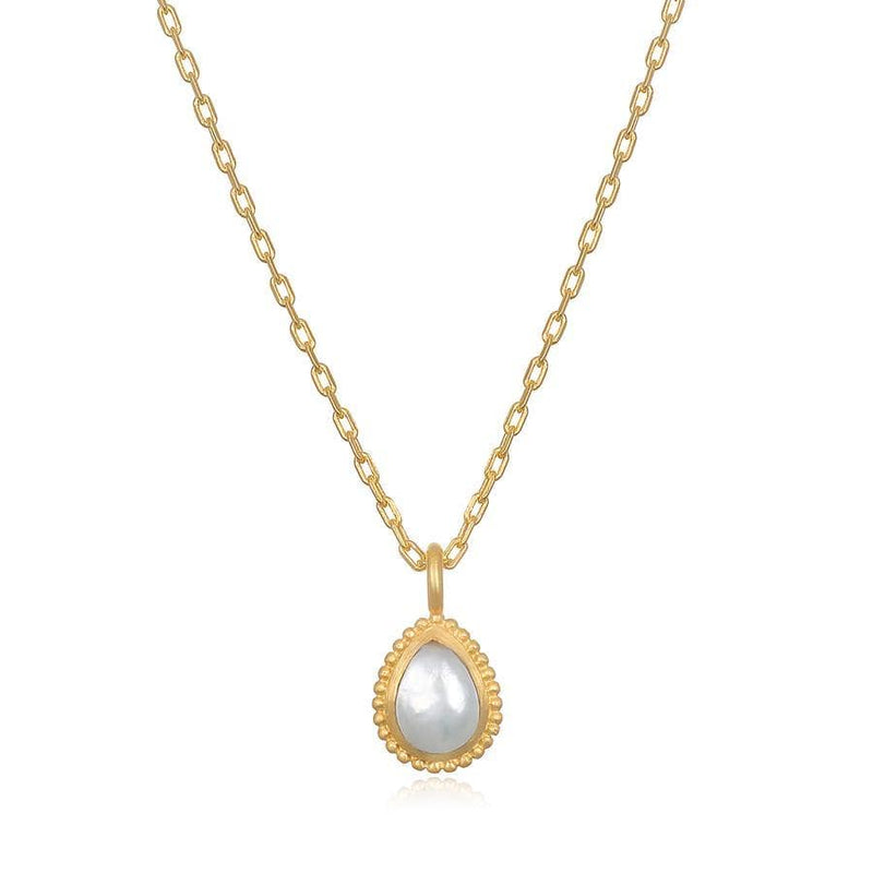 Satya Jewelry Necklace Pearl Gemstone Gold Necklace