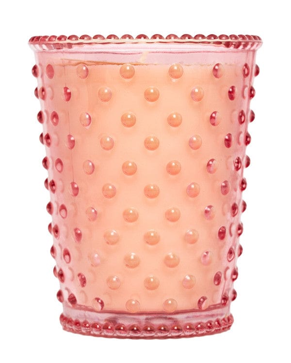 K. Hall Designs Candles Grapefruit Hobnail Glass Candle
