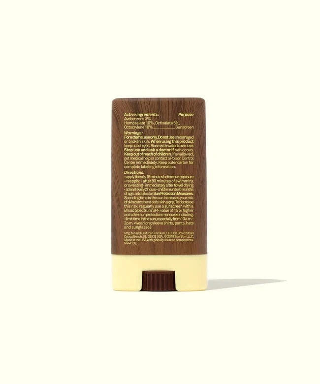 Sun Bum Sunscreen Stick Sunscreen Face Stick Original SPF 30