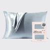 Kitsch Pillowcase Haze Blue Kitsch Standard Size Satin Pillowcase