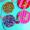 Folklore Couture Coin Purse Quilted Coin Purse