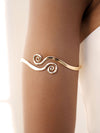 Ettika Cuffs and Bangles Intertwined Aura Arm Cuff