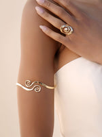 Ettika Cuffs and Bangles Intertwined Aura Arm Cuff