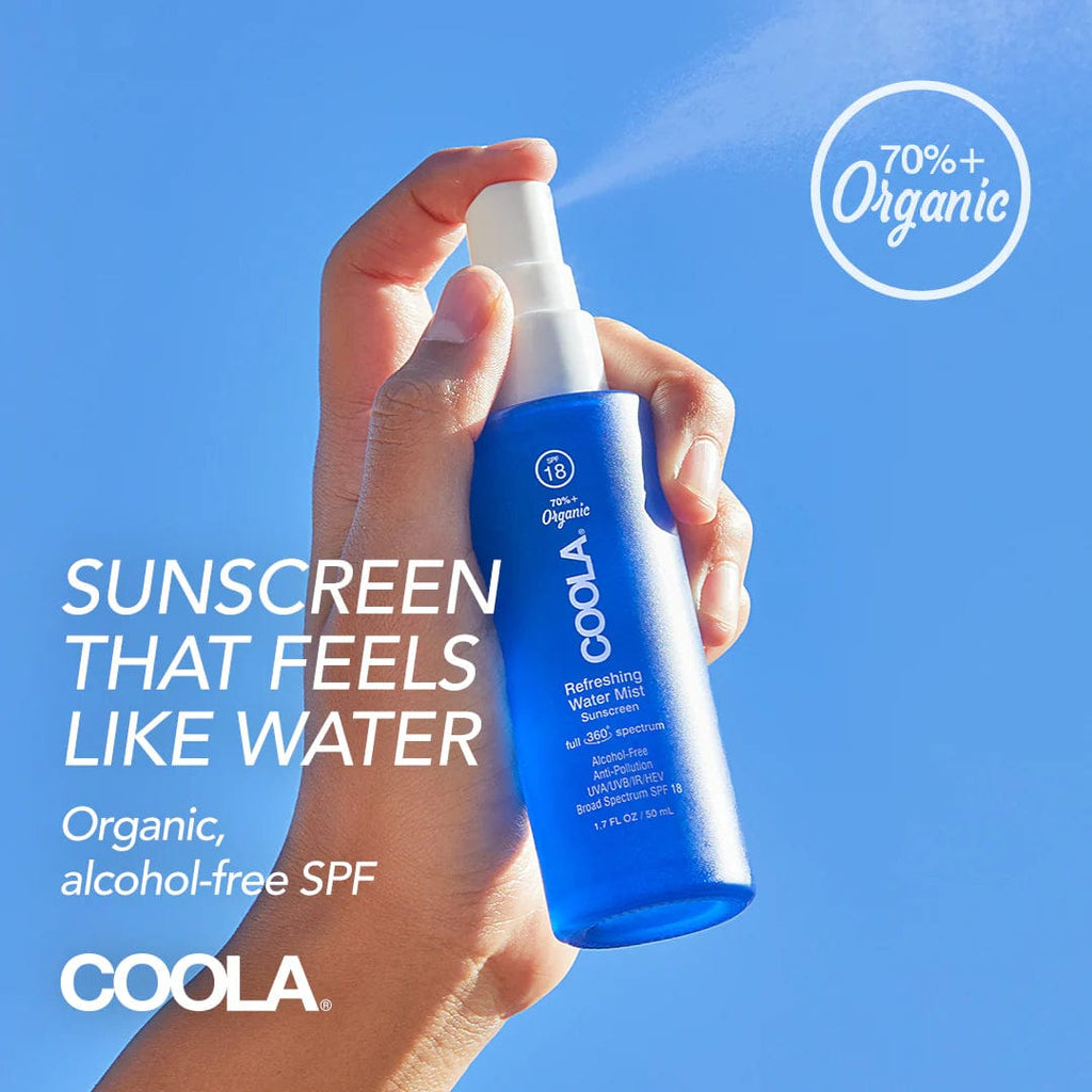 Coola Sunscreen Refreshing Water Mist Organic Face Sunscreen SPF 18