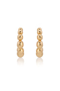 Ettika Earrings Bubble Huggie Hoops