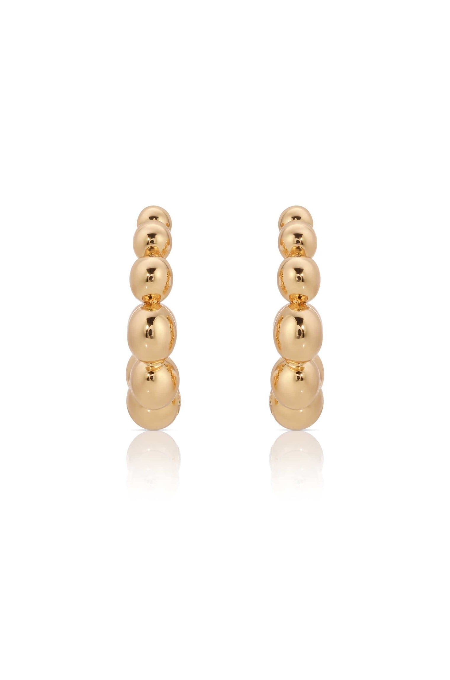 Ettika Earrings Bubble Huggie Hoops