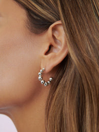 Ettika Earrings Bubble Huggie Hoops