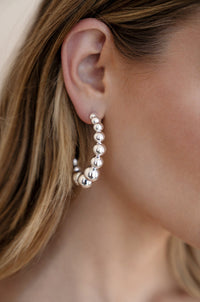 Ettika Earrings Bubble Ball Hoops