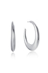 Ettika Earrings Rhodium / One Size The Essential Hoop Earring