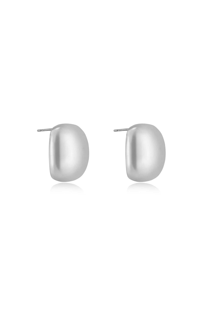 Ettika Earrings Minimal Curved Square Stud Earrings