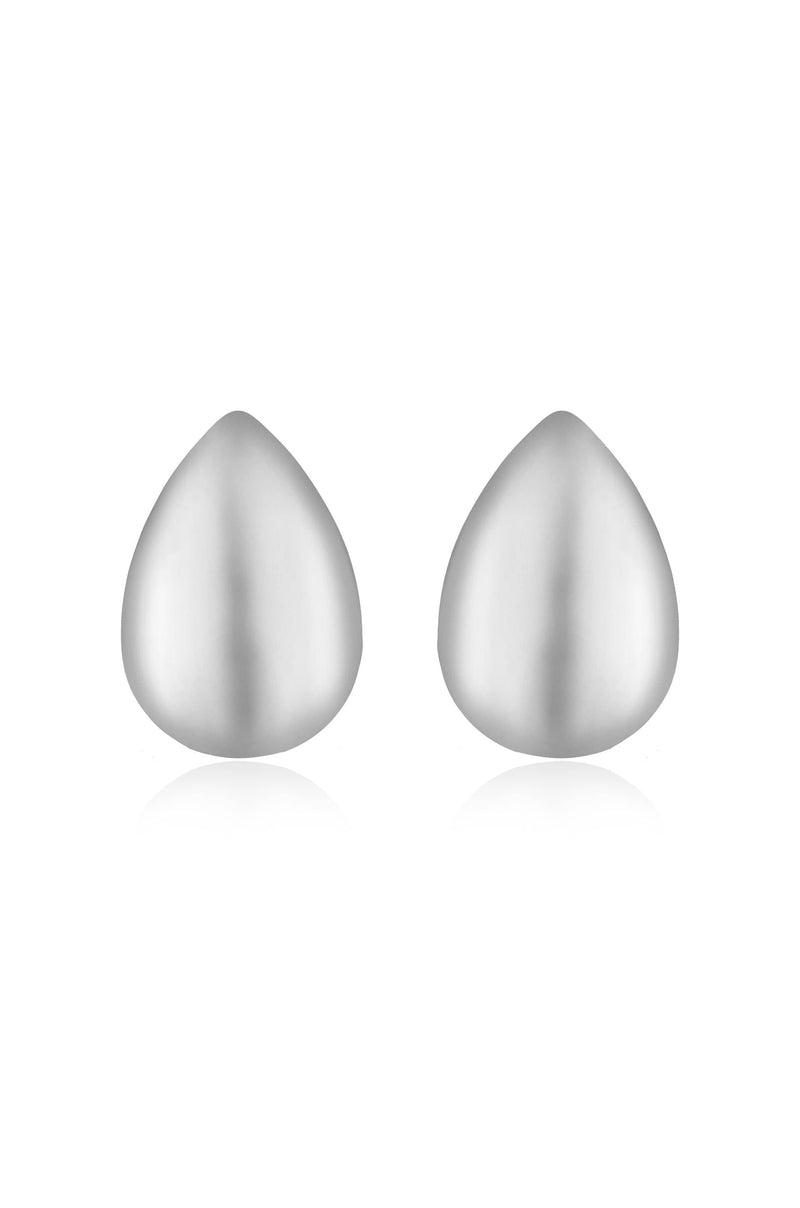 Ettika Earrings Rhodium / One Size Statement Tear Drop Earrings