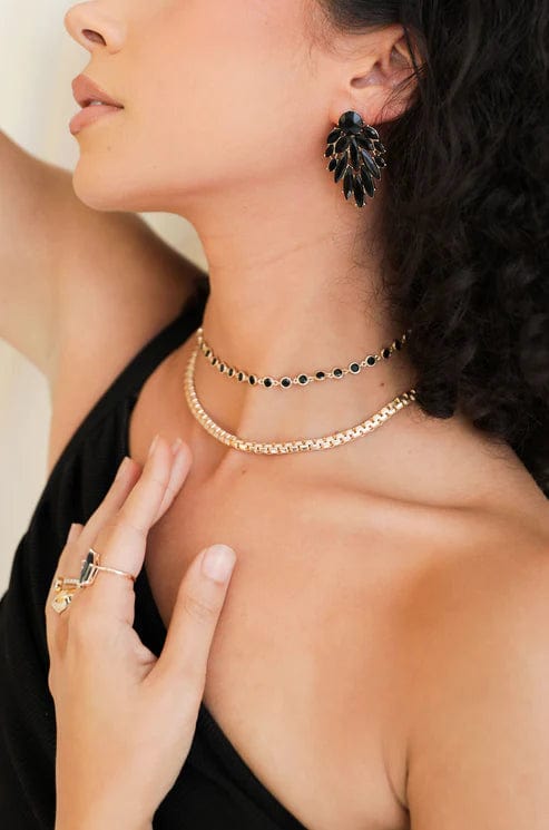 Ettika Necklace Single Rolo Chain 18k Gold Plated Necklace