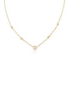 Eiluj Beauty Olivia Opal & Crystal Necklace