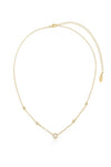 Eiluj Beauty Olivia Opal & Crystal Necklace