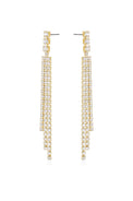 Ettika Earrings Clear Crystals / One Size The Moment Crystal Dangle Earrings