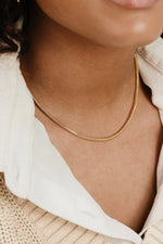 Ettika Necklaces 18k Gold Plated / One Size Classic 18k Gold Plated Snake Chain Necklace
