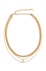Ettika Necklaces All the Chains 18k Gold Plated Layered Necklace