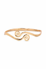 Ettika Cuffs and Bangles 18k Gold Plated / One Size Intertwined Aura Arm Cuff