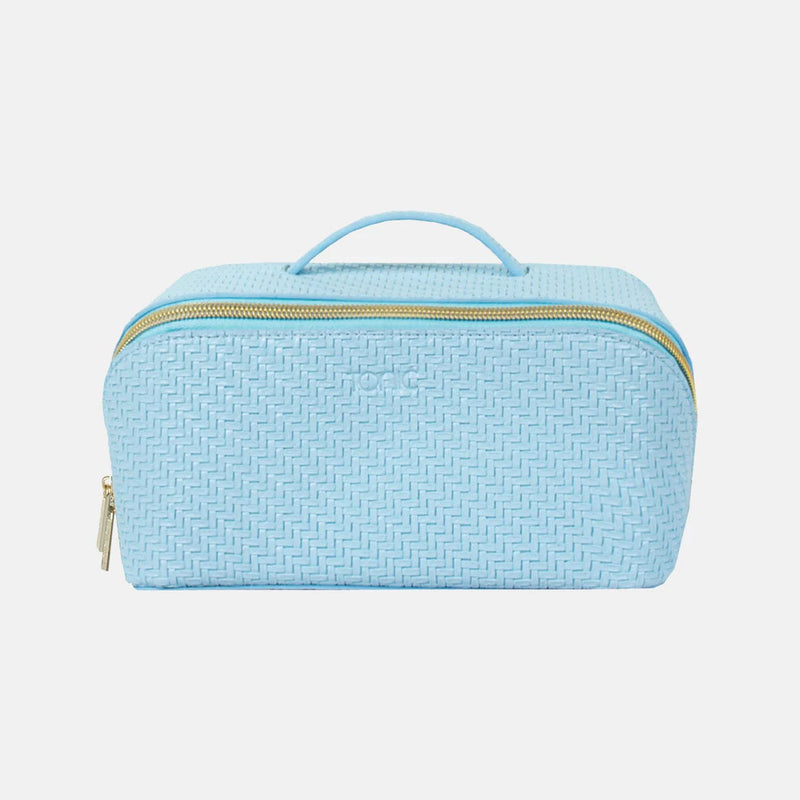 Tonic Australia Cosmetic Bag Bluebell Medium Herringbone Beauty Bag