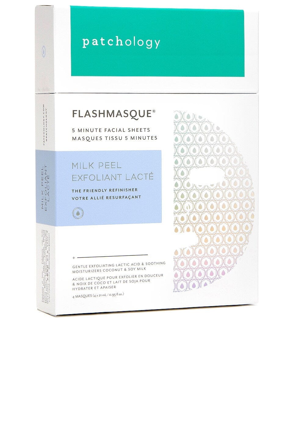 Patchology Skincare Set FlashMasque Milk Peel 4 Pack