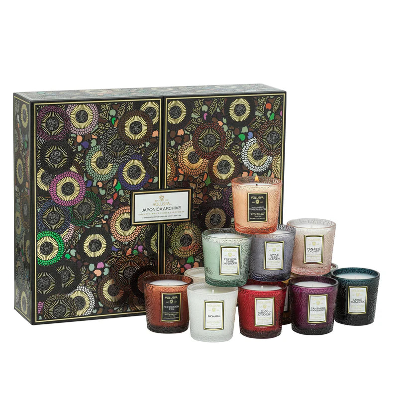 Japonica Archive 12 Votive Gift Set