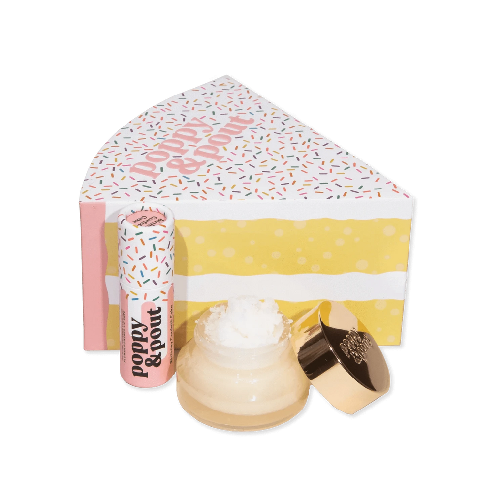 Poppy & Pout Gift Set Poppy & Pout Birthday Confetti Cake Gift Set