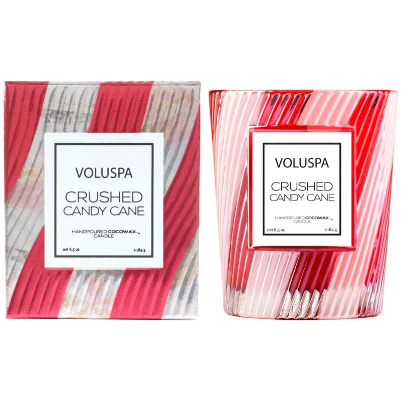 Voluspa Candle Limited Edition Crushed Candy Cane Classic Candle