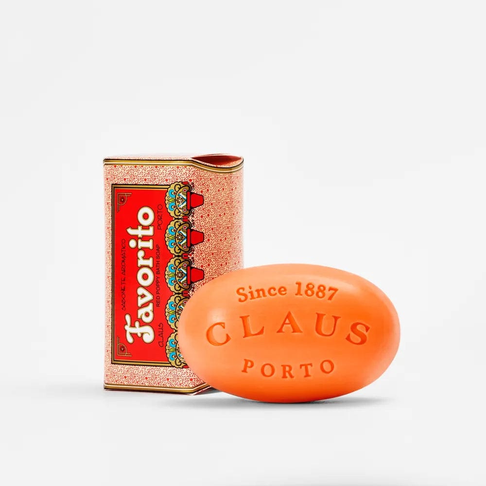 Claus Porto Bar Soap Favorito Red Poppy Soap
