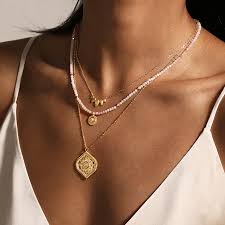 Awaken Awareness Lotus White Topaz Necklace