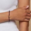 Tranquility Lotus Amethyst Gemstone Bracelet