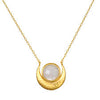 Cradled in Light Moonstone Necklace