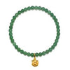 Ganesha Hindu God, Guided Transformation Jade Gemstone Bracelet